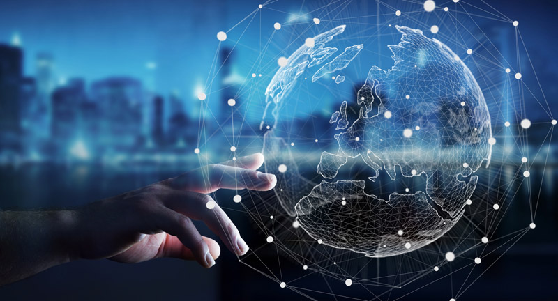 Digital payment network background